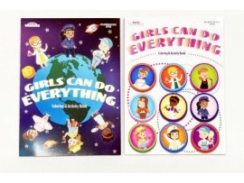 GIRLS CAN DO EVERYTHING COLOR & ACTIVITY BOOK