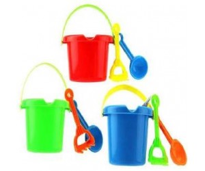 BUCKET 4.5" W/2 ACCESSORIES WITH HAND TAG