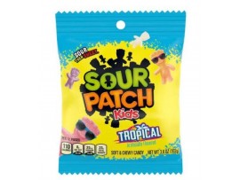 CANDY, SOUR PATCH KIDS TROPICAL 3.6oz.