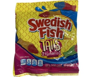 SWEDISH FISH TAILS 3.6oz. BAG