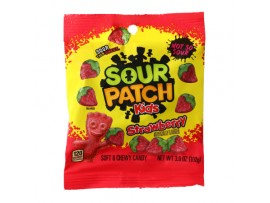 CANDY, SOUR PATCH STRAWBERRY 3.6oz.