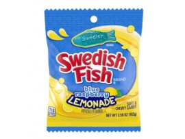 CANDY, SWEDISH FISH LEMONADE BLUE RASPBERRY 3.59oz.