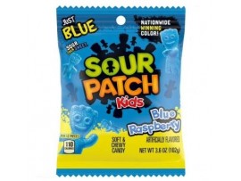 CANDY, SOUR PATCH BLUE RASPBERRY 3.6oz.