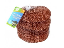SCOURERS, COPPER MESH BAG 4PK