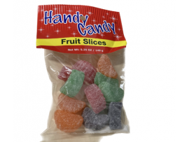 CANDY, FRUIT SLICES 5.25oz. BAG HANDY CANDY