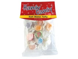 CANDY, SALT WATER TAFFY  2.2oz. BAG HANDY CANDY