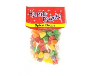 CANDY, SPICE DROPS 6.5oz.BAG HANDY CANDY