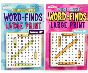 WORD FINDS, POCKET PUZZLE LG. PRINT