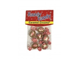 CANDY, CARAMEL CREAMS 2.5oz.BAG HANDY CANDY