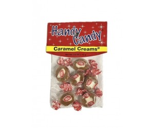 CANDY, CARAMEL CREAMS 2.5oz.BAG HANDY CANDY