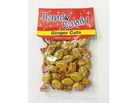 CANDY, GINGER CUTS 3.75oz. BAG HANDY CANDY