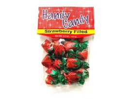 CANDY, STRAWBERRY FILLED 4.5oz. BAG