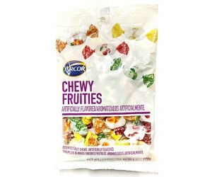 CANDY, CHEWY FRUITIES 6oz BAG ARCOR