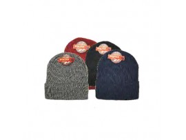 HAT, MEN'S KNIT BEANIE ASST. COLORS