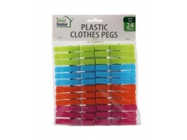 CLOTHESPINS, 24CT. PLASTIC