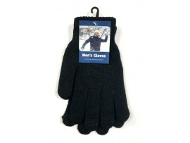 GLOVES, MEN'S BLACK