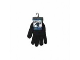 GLOVES, MEN'S BLACK W/ASST WRIST