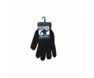 GLOVES, MEN'S BLACK W/ASST WRIST