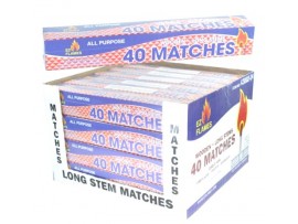 EZ FLAME BBQ LONG MATCHES 40CT.