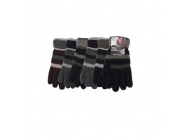 GLOVES, MEN'S STRIPE DESIGN