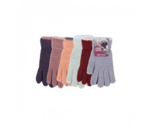 GLOVES, LADIES SOLID COLORS