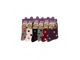 SOCKS, LADIES WOOL 6 ASST. DESIGNS