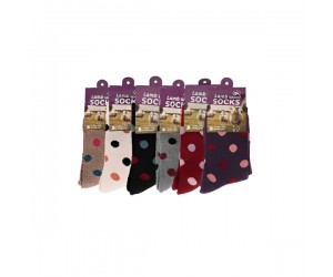 SOCKS, LADIES WOOL 6 ASST. DESIGNS