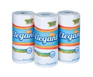 PAPER TOWELS, JUMBO 2 PLY ELEGANT