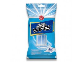 GLASS CLEANER WIPES 42CT.