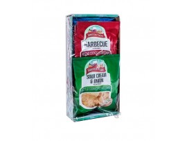 POTATO CHIPS, 4 PACK ASSORTED 2.1oz.BAGS AMERICAN VALLEY EXP. 5-21-2026