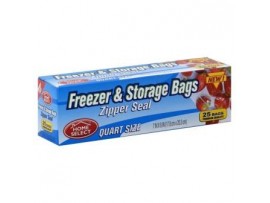Storage Bags Freezer Quart Zipper Seal