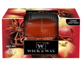 CANDLE 3oz. APPLE CINNAMON BOXED