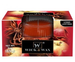 CANDLE 3oz. APPLE CINNAMON BOXED