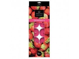 TEALIGHT CANDLES STRAWBERRY 10CT.