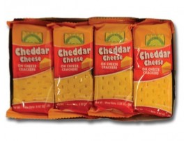CRACKERS, CHEDDAR CHEESE 8PK