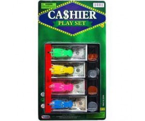 PLAY MONEY CASH DRAWER W/COINS