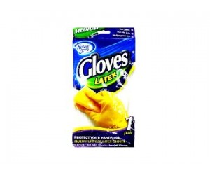 KITCHEN GLOVES, YELLOW MED