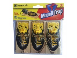 MOUSE TRAP, WOODEN 3PK