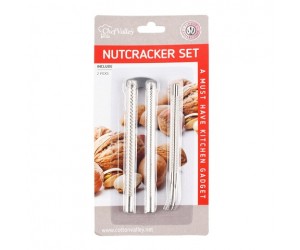 NUT CRACKER SET W/2 STICKS