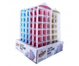 ICE CUBE TRAY SILICONE 21 MOLDS DISPLAY