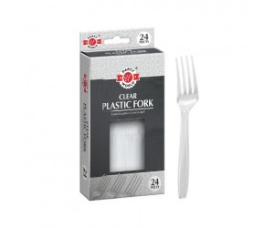 CUTLERY WHITE FORK 24CT BOX