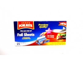 Aluminum Foil Sheets 25ct Pop Up