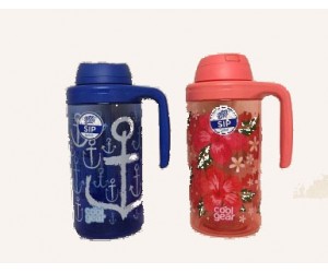 WATER BOTTLE, 62.5oz. W/STRAW LG. PP $12.99