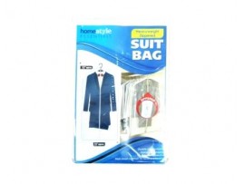 SUIT BAG FROSTED CLEAR