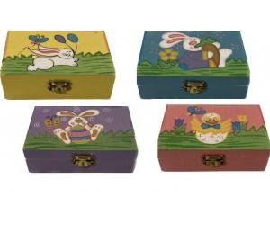 EASTER JEWELRY BOX WOODEN