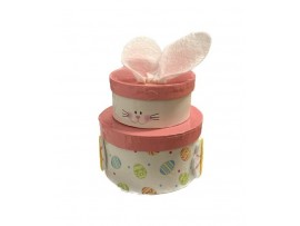 Easter Bunny Box 2pc. Nested