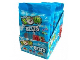 KOOL-AID SOUR BELTS 3.5oz 4 FRUITY FLAVOR