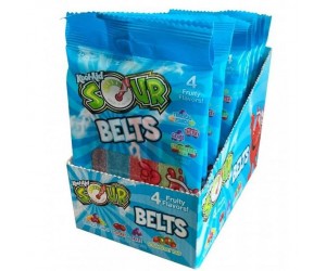 KOOL-AID SOUR BELTS 3.5oz 4 FRUITY FLAVOR