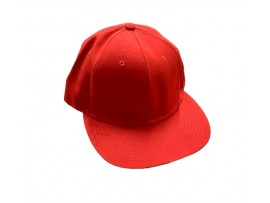 BASEBALL HAT RED 100% WOOL