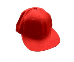 BASEBALL HAT RED 100% WOOL